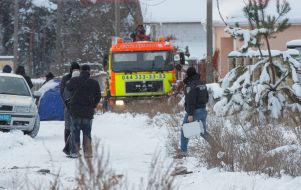 Place of police shootout in the Kiev region