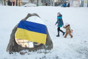 Відкриття Пам’ятника Волонтерам України