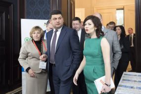Vladimir Groisman, Irina Ozymok and Yaroslav Johnson