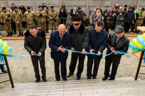 Handing of flats to military