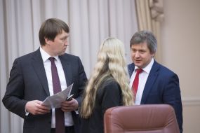 Тарас Кутовой, Александр Данилюк и Ульяна Супрун