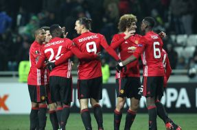 The players of FC "Manchester United" 