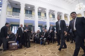 Vladimir Groisman and Vitali Klitschko