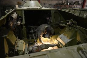 Zaporizhia automotor "Phaeton" repaired 13 armored vehicles