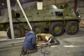 Zaporizhia automotor "Phaeton" repaired 13 armored vehicles