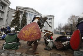 Historical reconstruction of siege of Kyiv 1240
