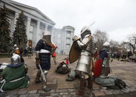 Historical reconstruction of siege of Kyiv 1240