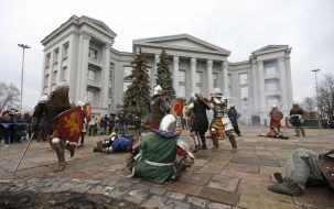 Historical reconstruction of siege of Kyiv 1240