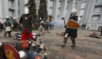 Historical reconstruction of siege of Kyiv 1240