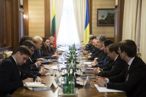 Встреча Петра Порошенко и Дали Грибаускайте