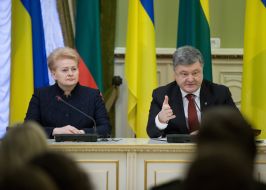 Петр Порошенко и Даля Грибаускайте