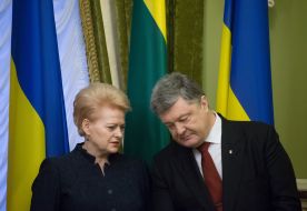 Петр Порошенко и Даля Грибаускайте
