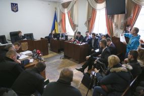 Заседание суда по делу против четырех экс-"беркутовцев"