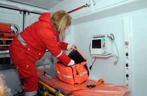 Presentation of new ambulances