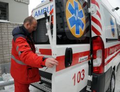 Presentation of new ambulances