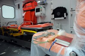 Presentation of new ambulances