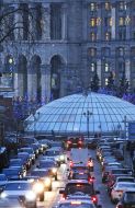Transport in the center of Kiev