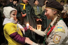 Зажжение главной елки города