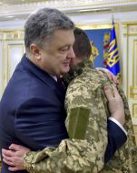 Meeting of Poroshenko and Taras Kolodiy