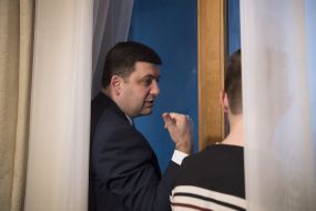 Volodymyr Groisman and Bogdan Volyk