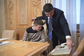 Volodymyr Groisman and Bogdan Volyk