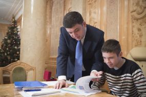 Volodymyr Groisman and Bogdan Volyk