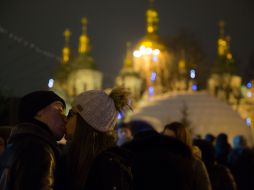 The lighting ceremony of main Ukrainian Christmas tree
