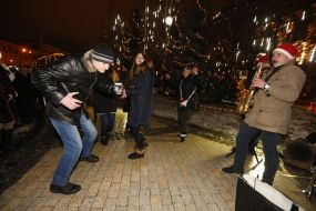 The lighting ceremony of main Ukrainian Christmas tree