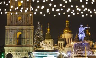 The lighting ceremony of main Ukrainian Christmas tree