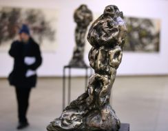 The exposition of paintings and sculptures