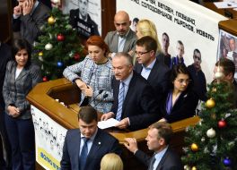The meeting of the Verkhovna Rada of Ukraine