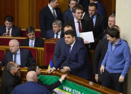 The ministers in the government box