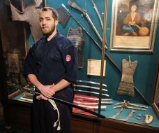 Exhibition of Cossack and samurai weapons