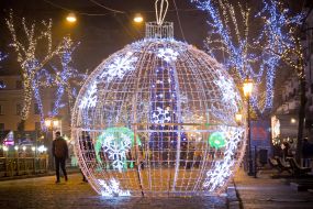 Christmas illuminations in Odessa