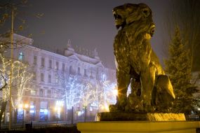 Christmas illuminations in Odessa