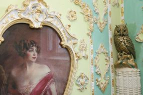 Entrance of residential building