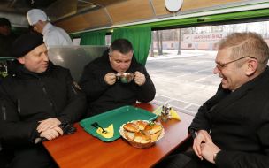 Alexander Turchinov, Arsen Avakov and Sergey Pashynskyy