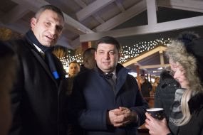 Vladimir Groisman and Vitali Klitschko