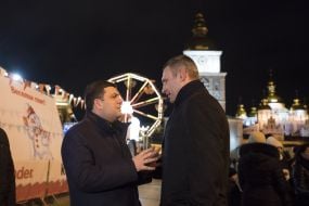 Vladimir Groisman and Vitali Klitschko