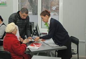 The opening of the Centre Communal service