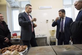 Vladimir Groisman and Vitaly Klitschko