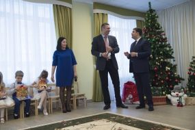 Vladimir Groisman and Vitaly Klitschko