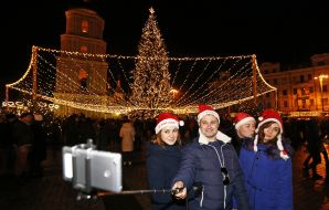 Celebrating of New Year in Kyiv