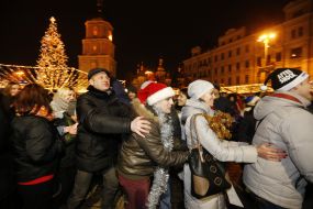 Celebrating of New Year in Kyiv