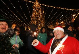Celebrating of New Year in Kyiv