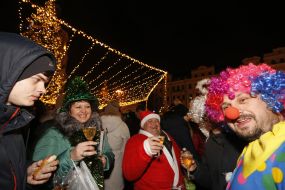 Celebrating of New Year in Kyiv