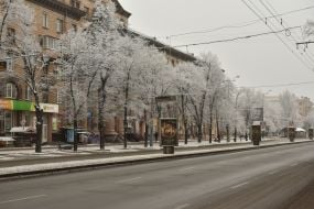 Winter in Zaporozhye