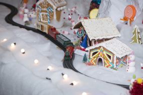 Exhibition of gingerbread houses