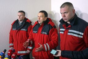Alexander Hustyelyev, Petr Panteleev and Roman Tkachuk