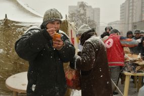 Point of heating in Zaporizhia
